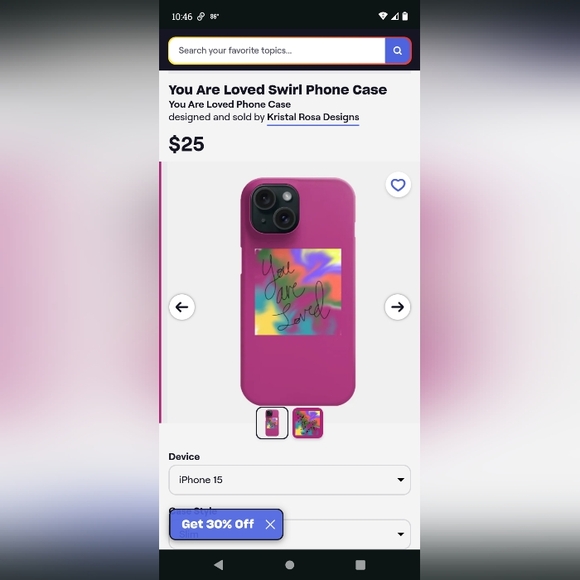 Shop Kristal Rosa Designs @ http://tee.pub/lic/EuzgOFTEQes - Picture 9 of 12